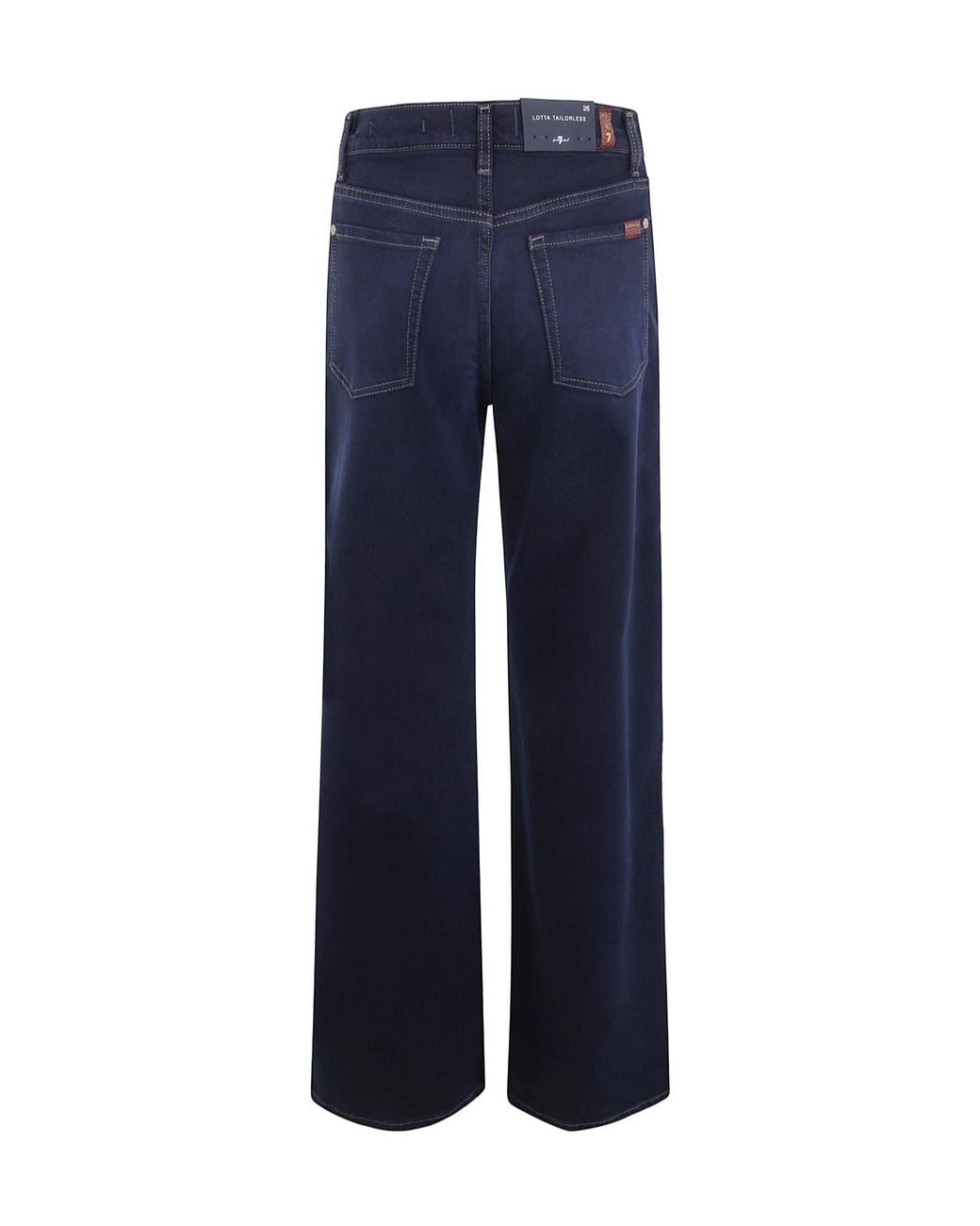 7 For All Mankind Blue Jeans With Belt Loops