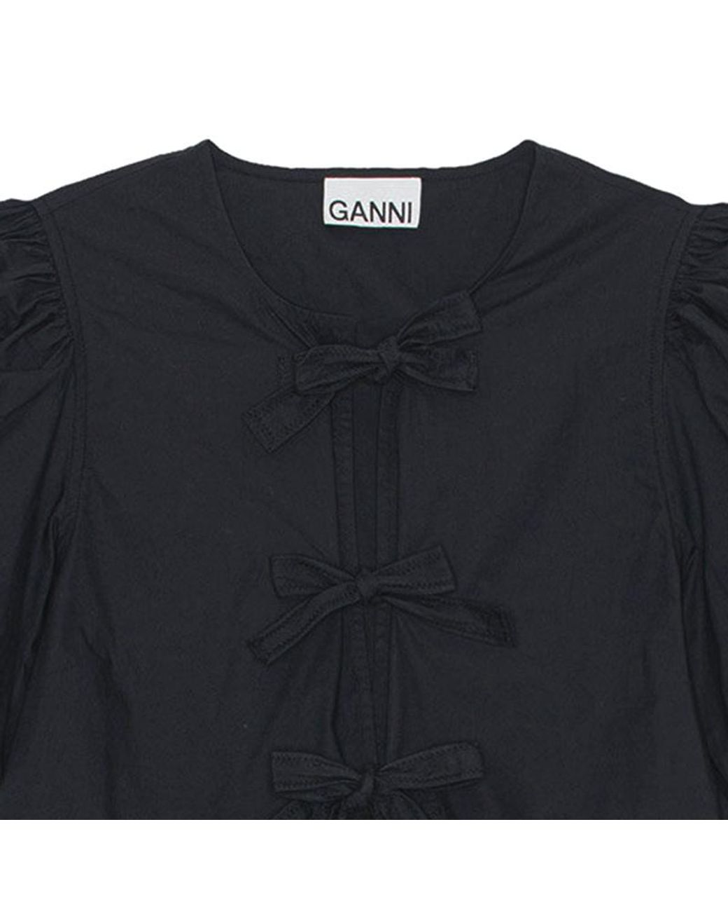 Ganni Blue Poplin Shirt