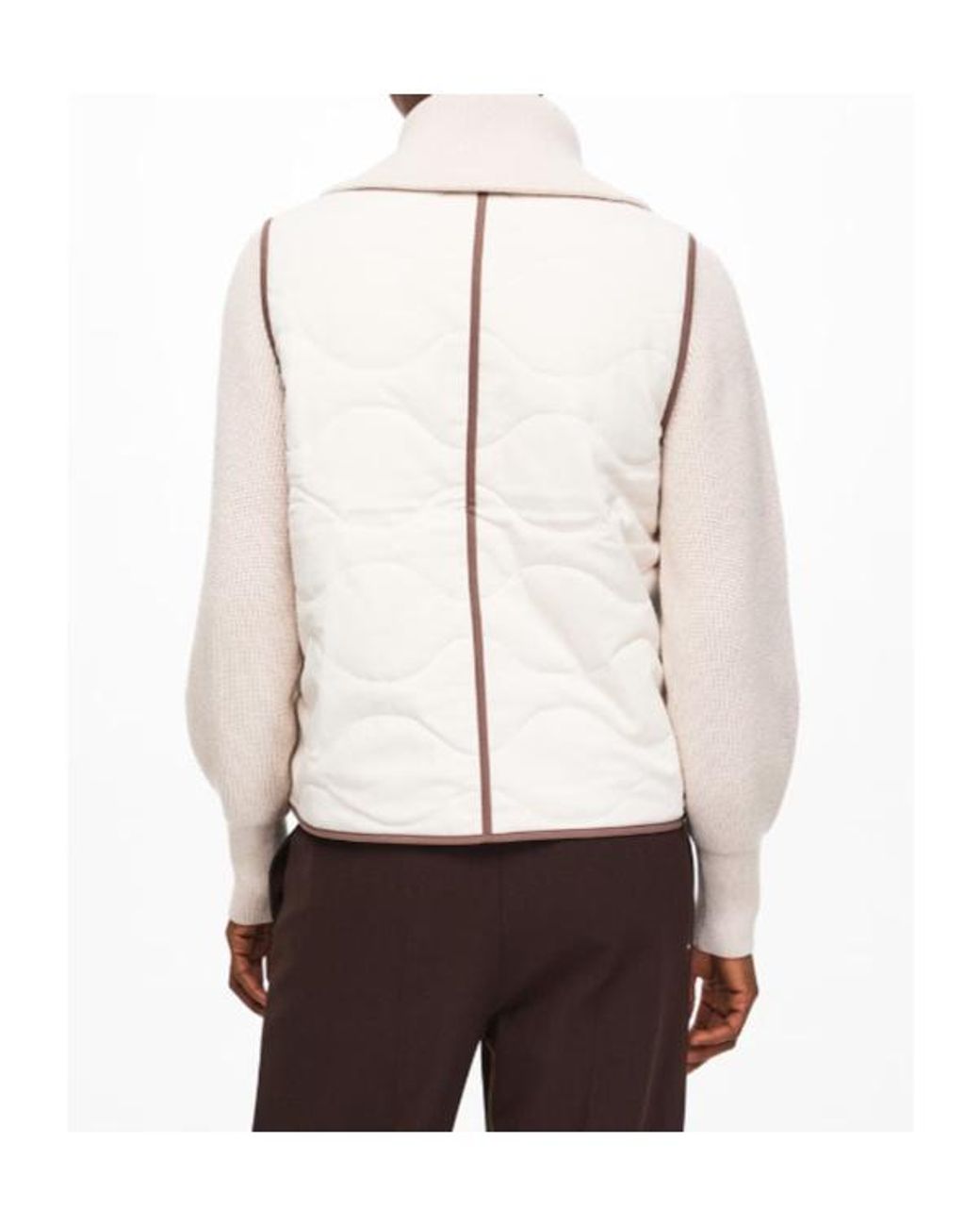 Varley White Lori Reversible Gilet