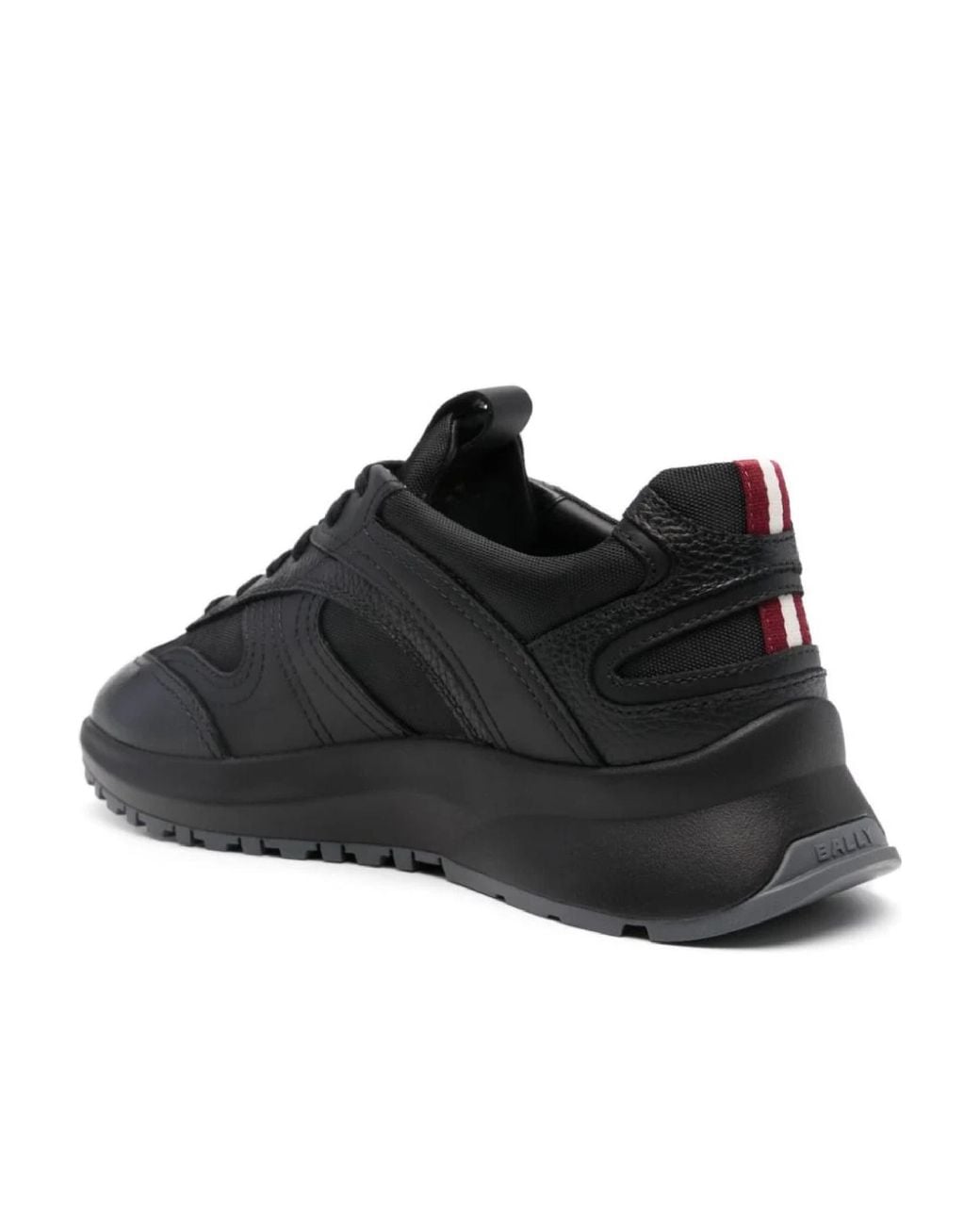 Bally Black Logo-Embroidered Sneakers for men