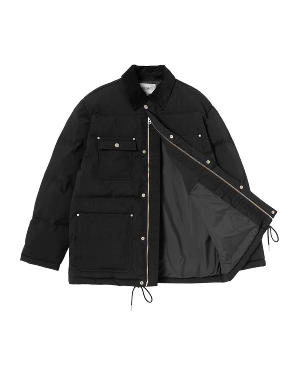Carhartt Black Rayler Corduroy Collar Jacket for men