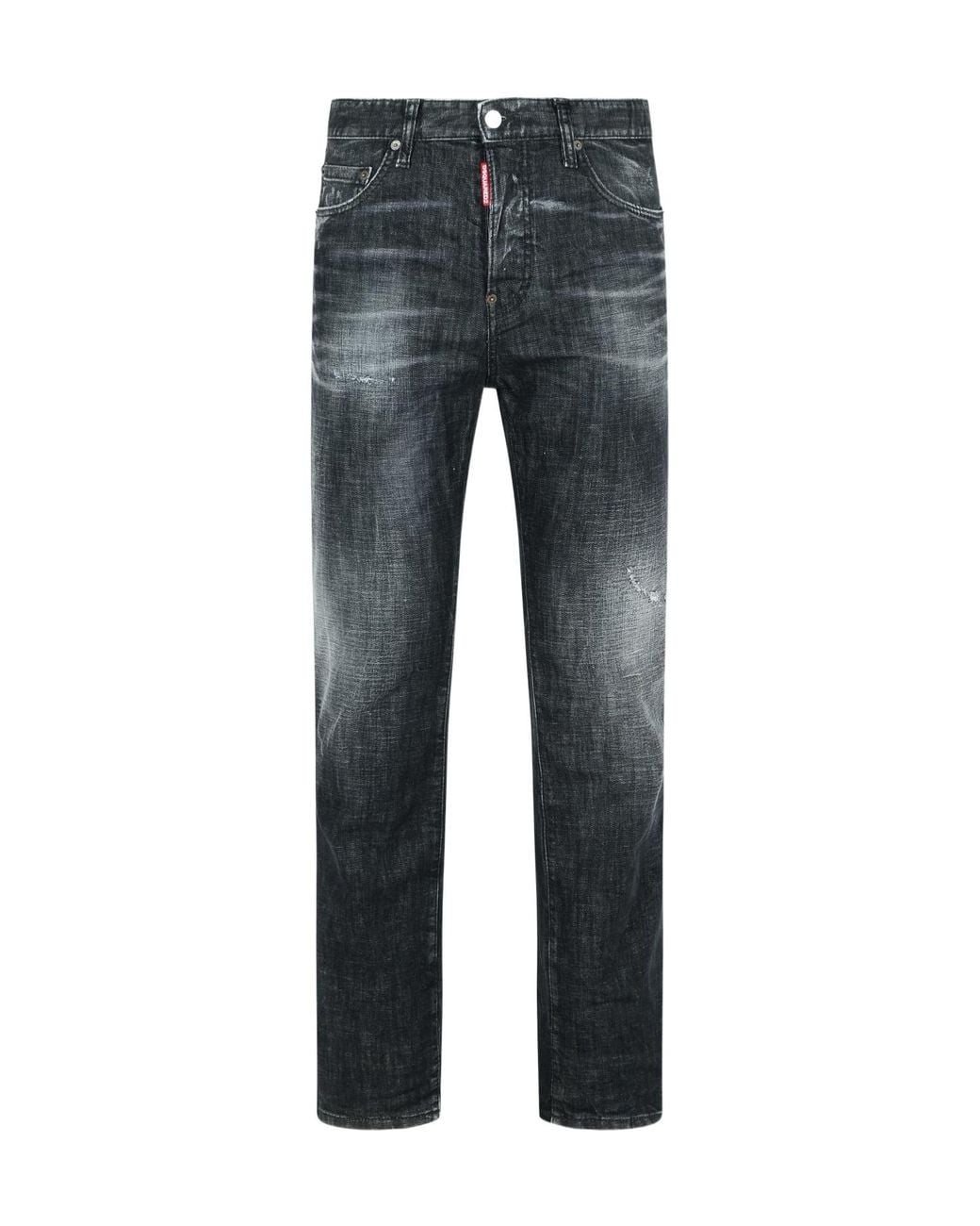 DSquared² Blue イージーウォッシュ 642 ダメージジーンズ for men
