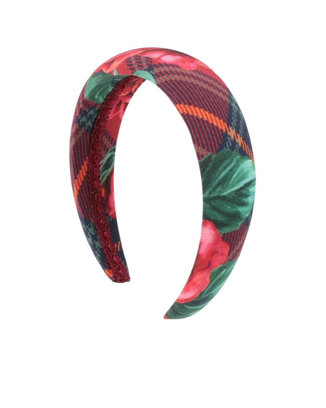 Dolce & Gabbana Red Floral Print Headband