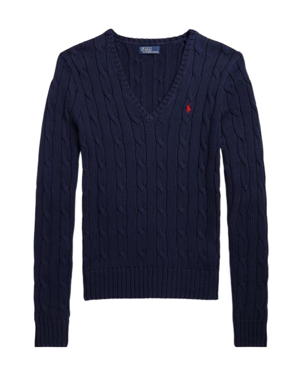 Polo Ralph Lauren Blue V-Neck Sweater