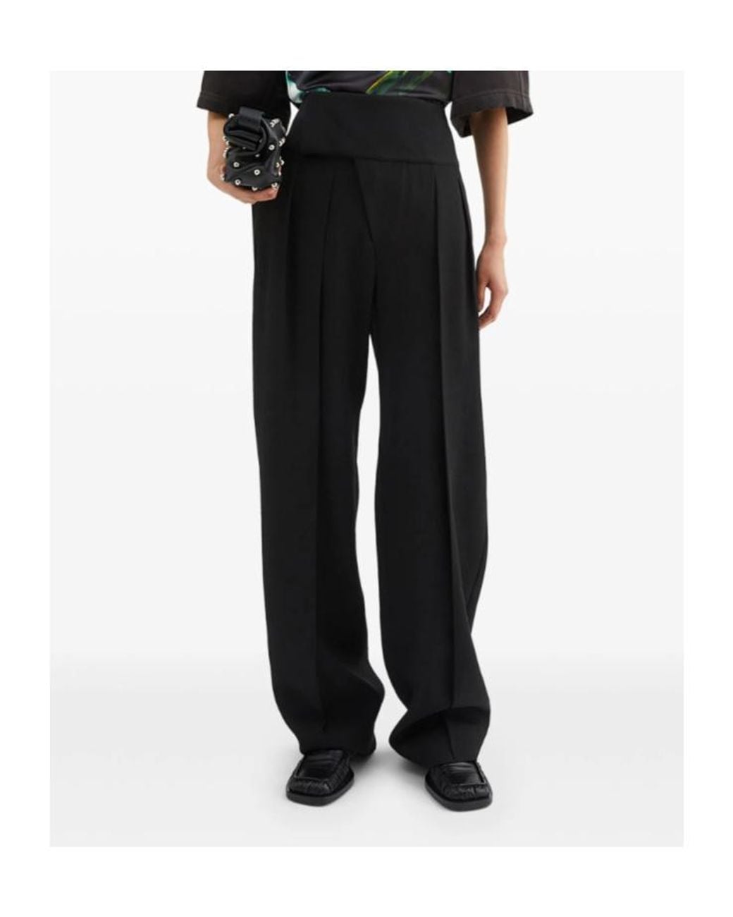 Jil Sander Black Tailored Trousers