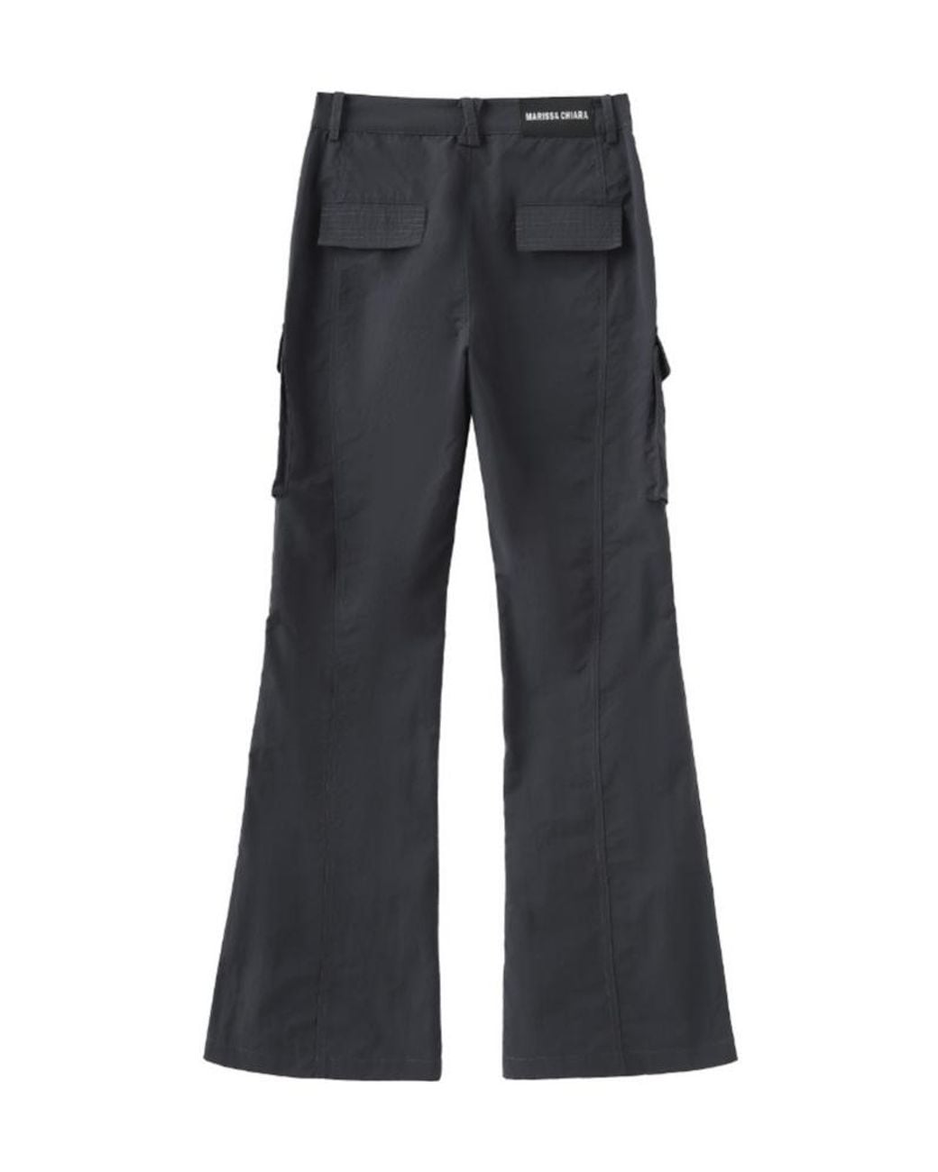 Marissa Chiara Gray Belt Loop Casual Pants