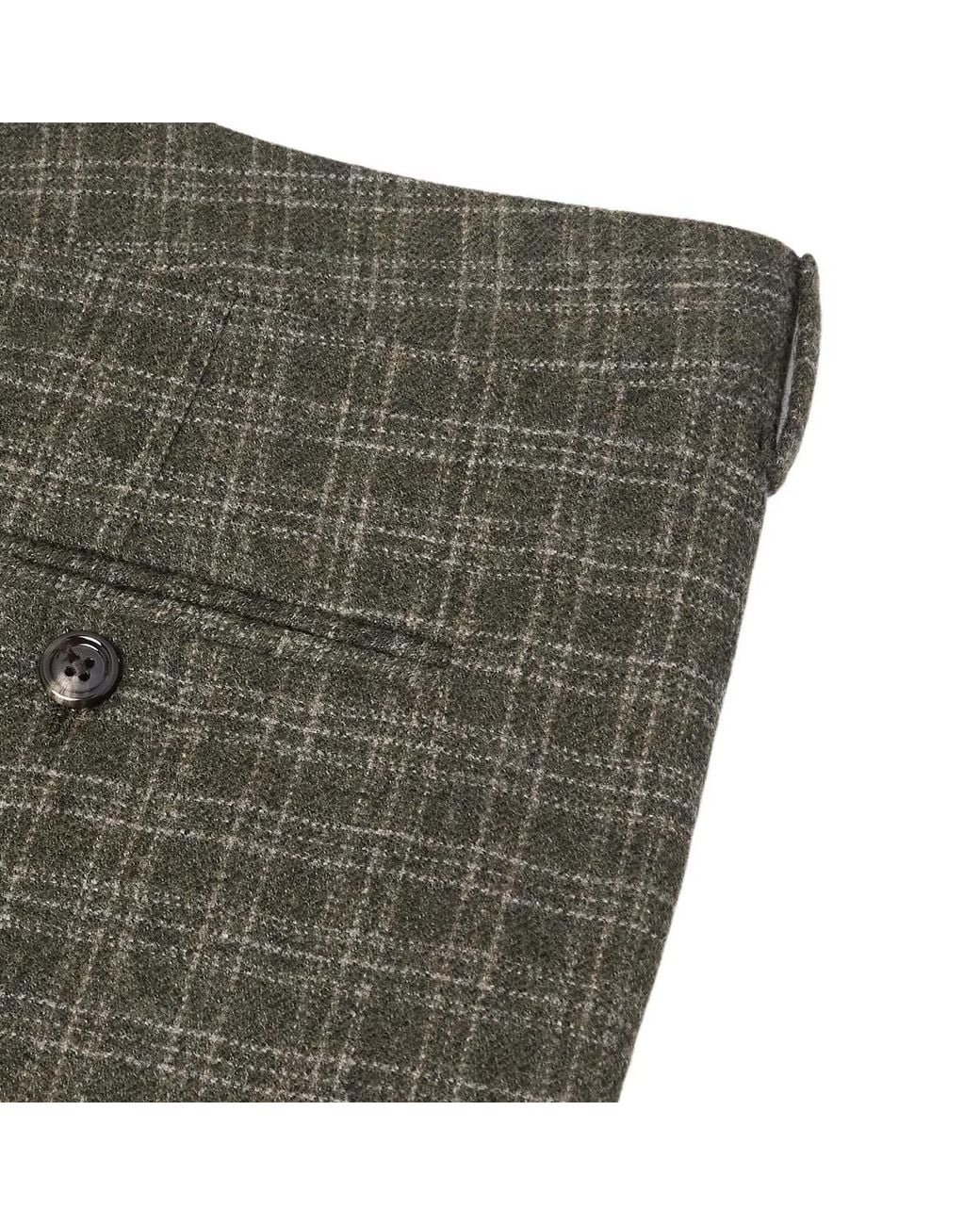 Céline Green Casual Pants With Belt Loops for men