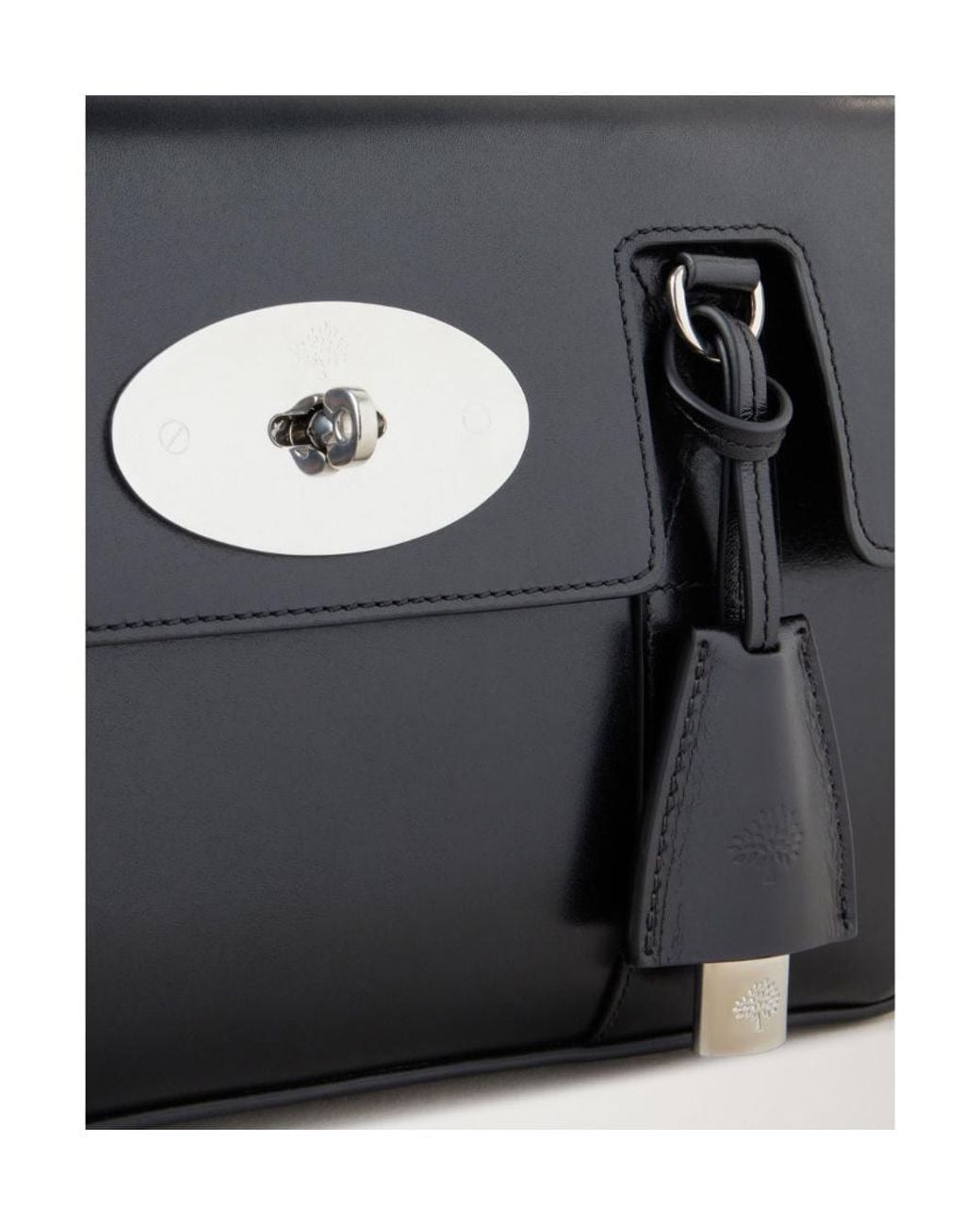 Mulberry Black East West Bayswater Medium Shoulder Bag
