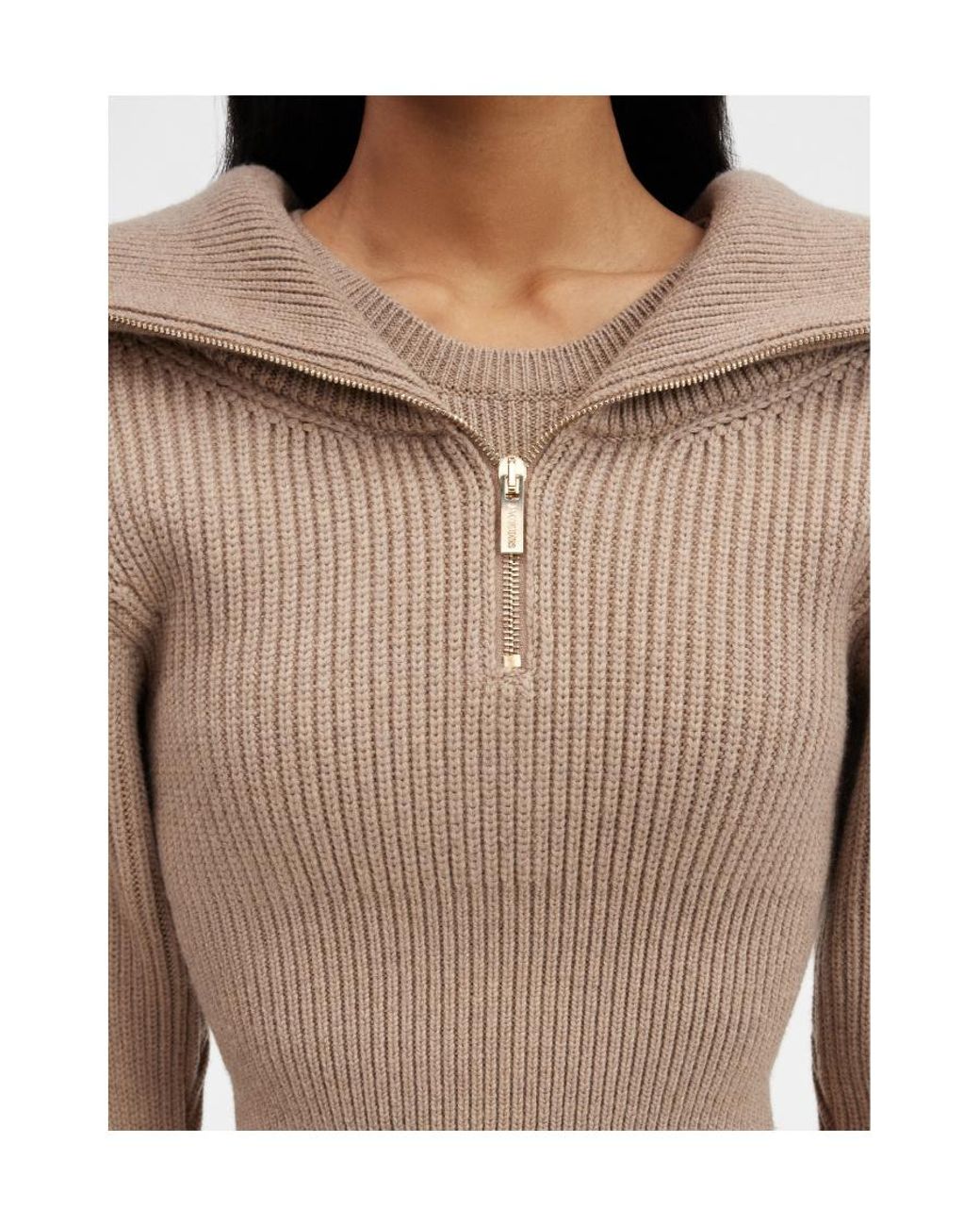 Jacquemus Natural La Maille Risoul Merino Jumper