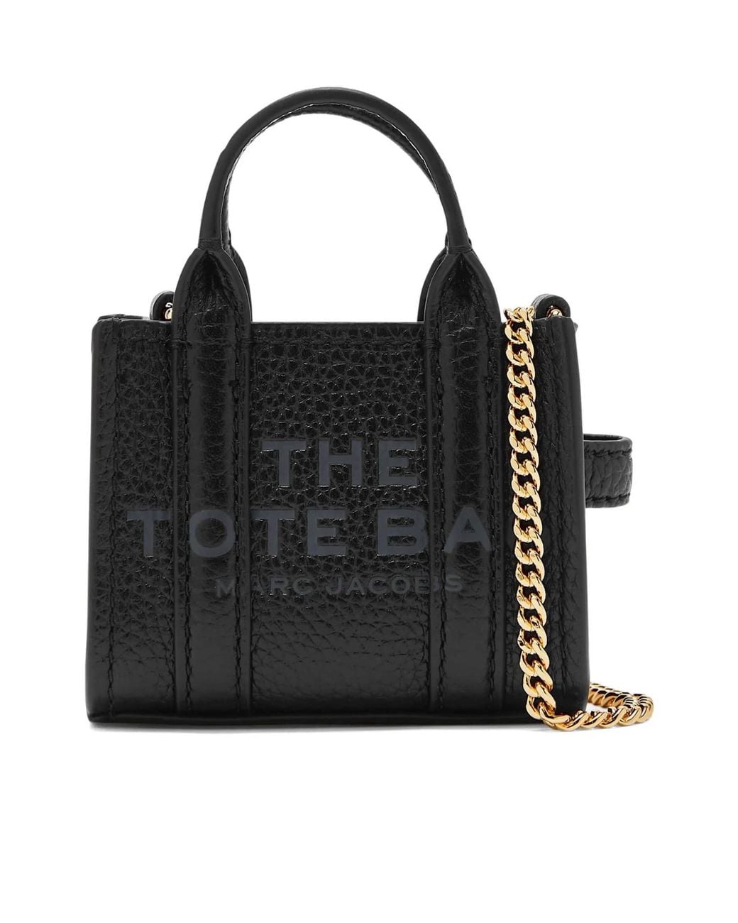 Marc Jacobs Black The Nano Tote Crossbody Bag