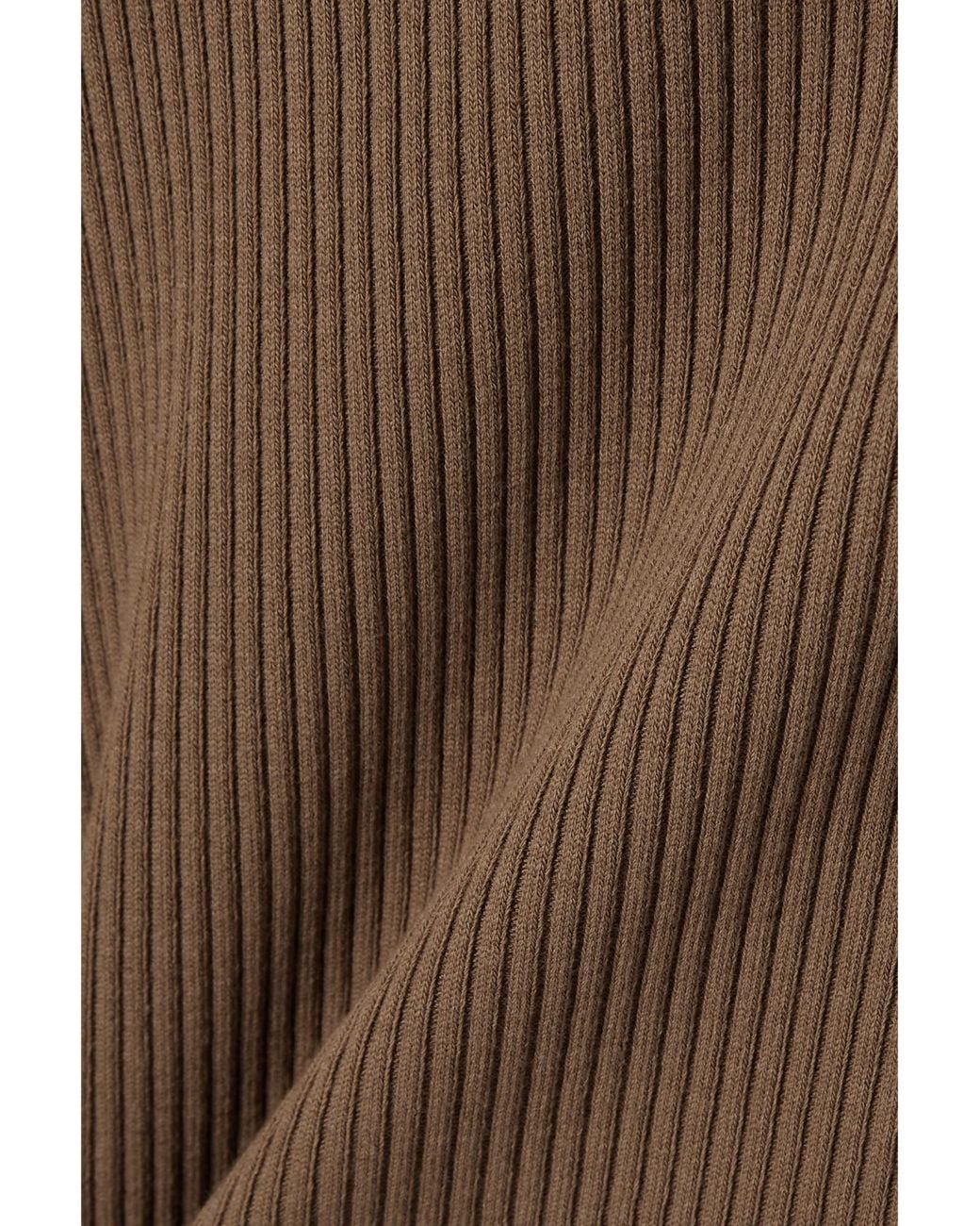 Vince Brown Simple Dress