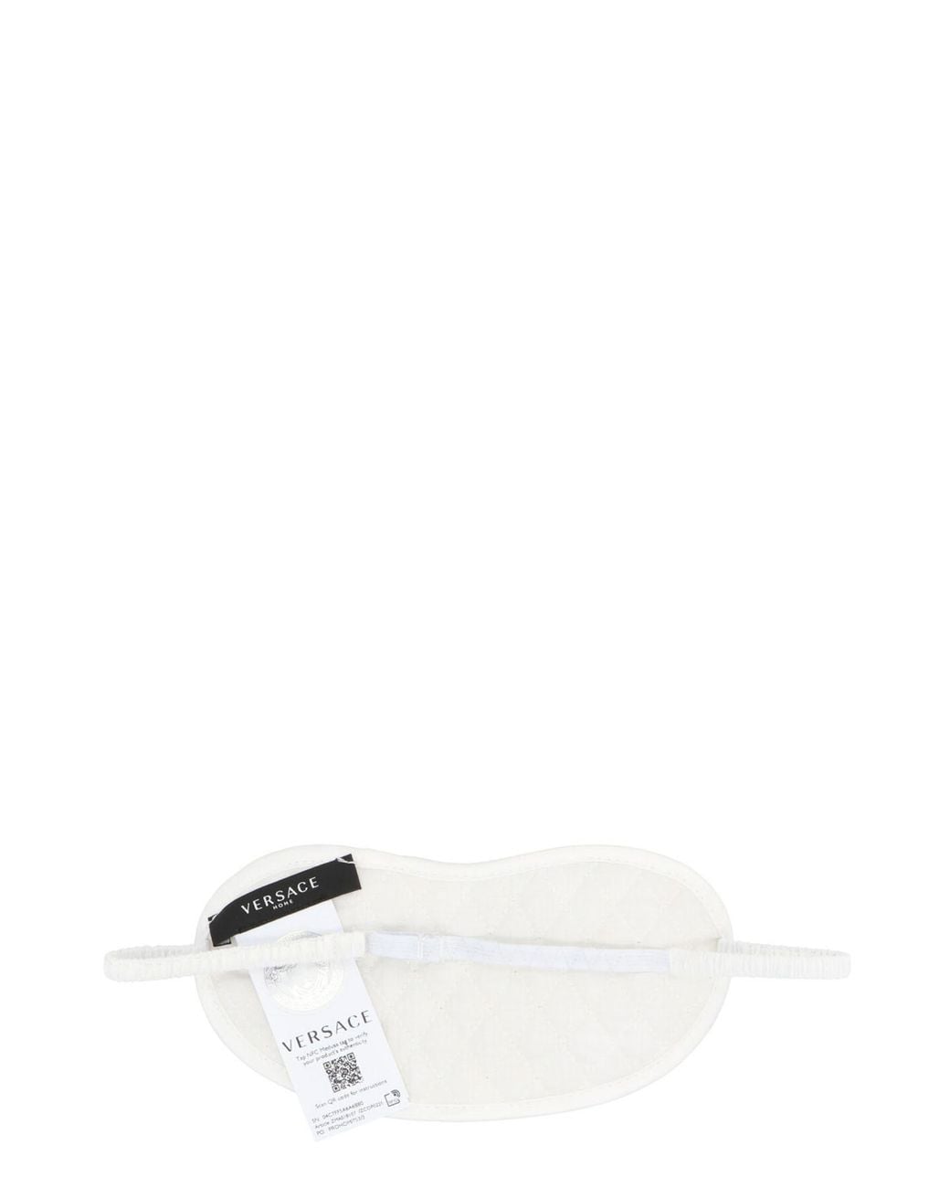 Versace Metallic Logo Printed Sleep Mask for men