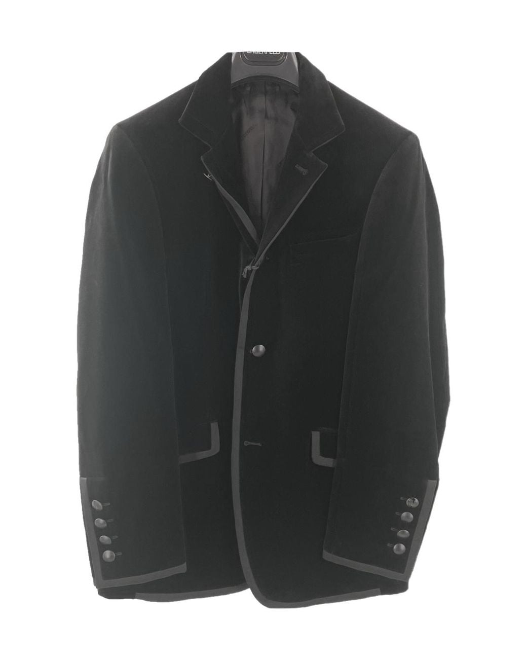 Karl Lagerfeld Black Single-Breasted Blazer for men