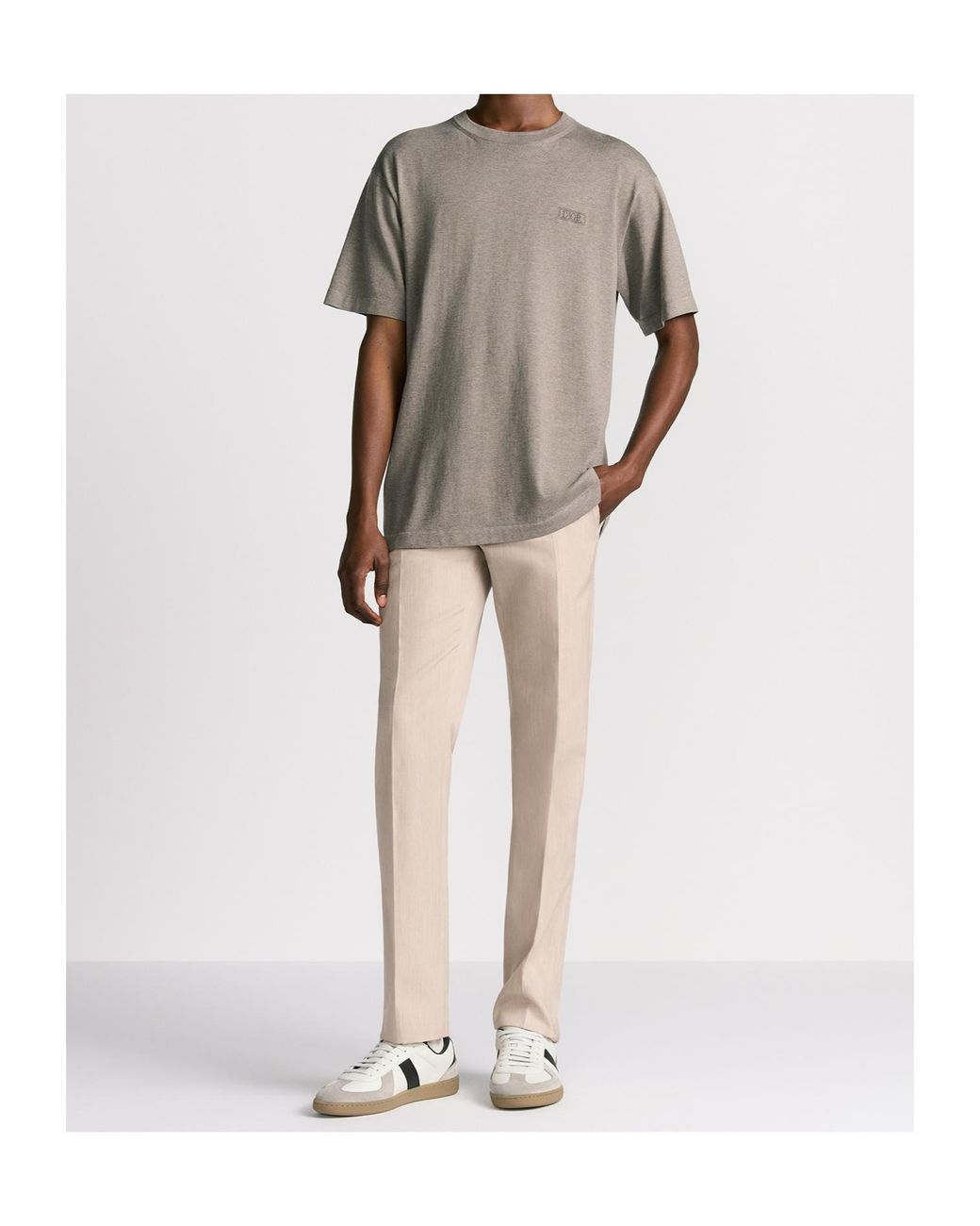 Dior Gray Icons T-Shirt for men