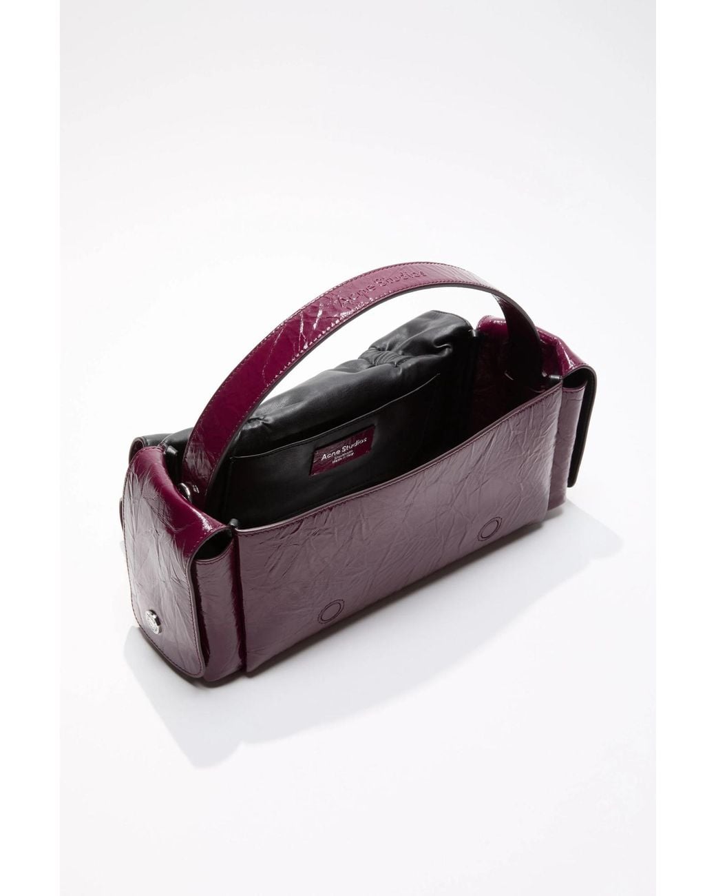 Acne Purple Multipocket Shoulder Bag