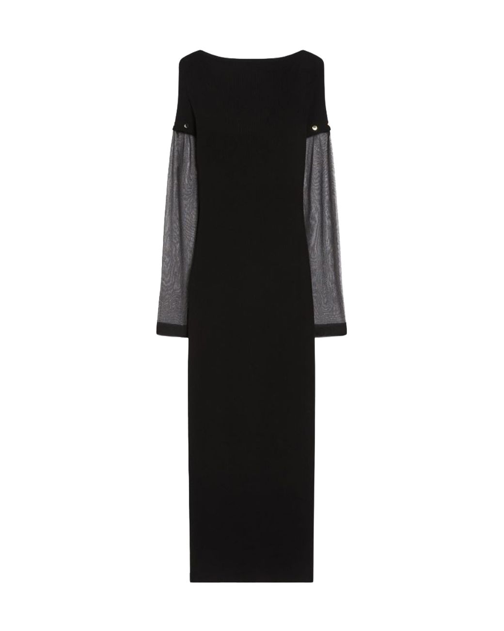 Sportmax Black Long Dress