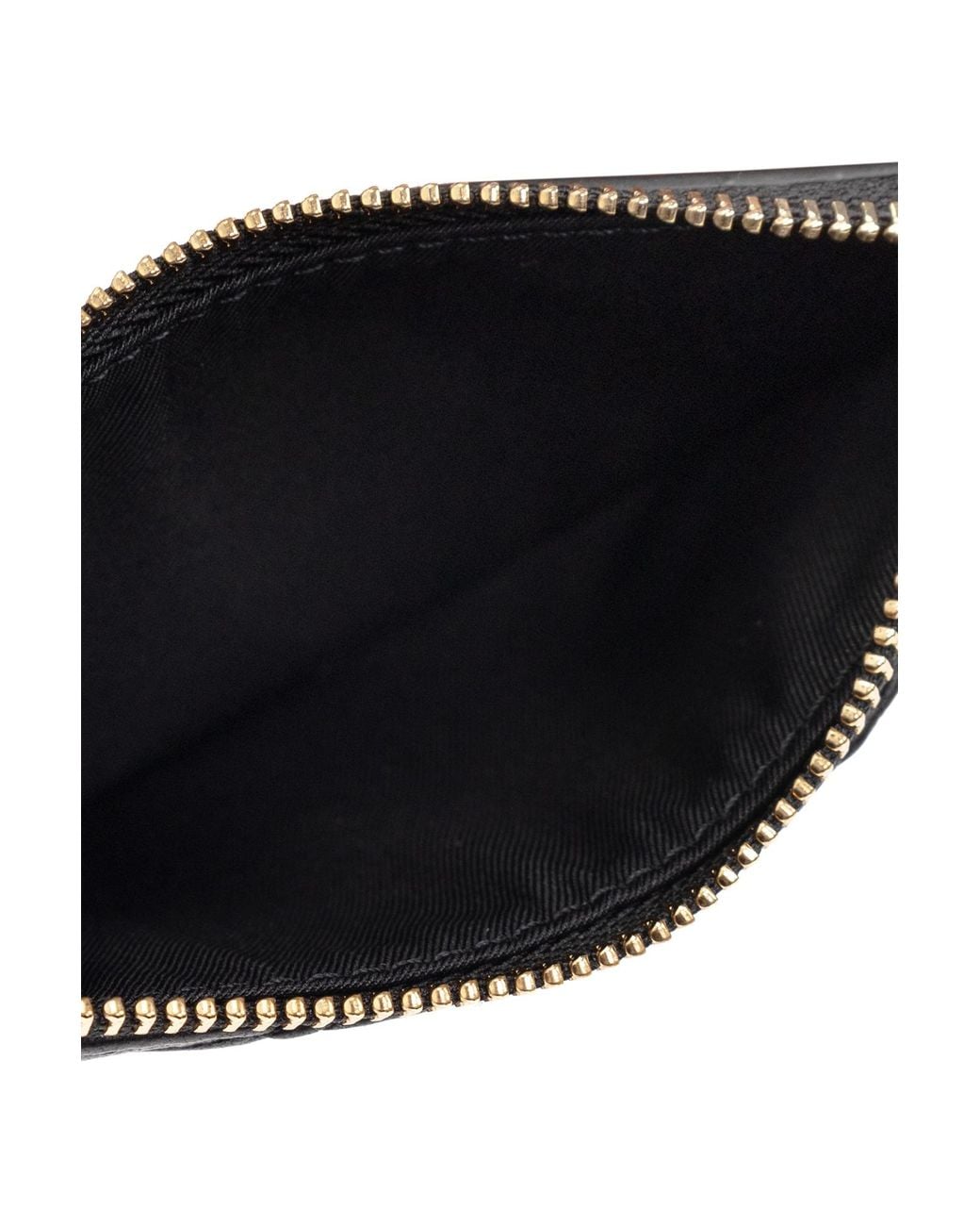 Tory Burch Black Fleming Zipped Card Holder