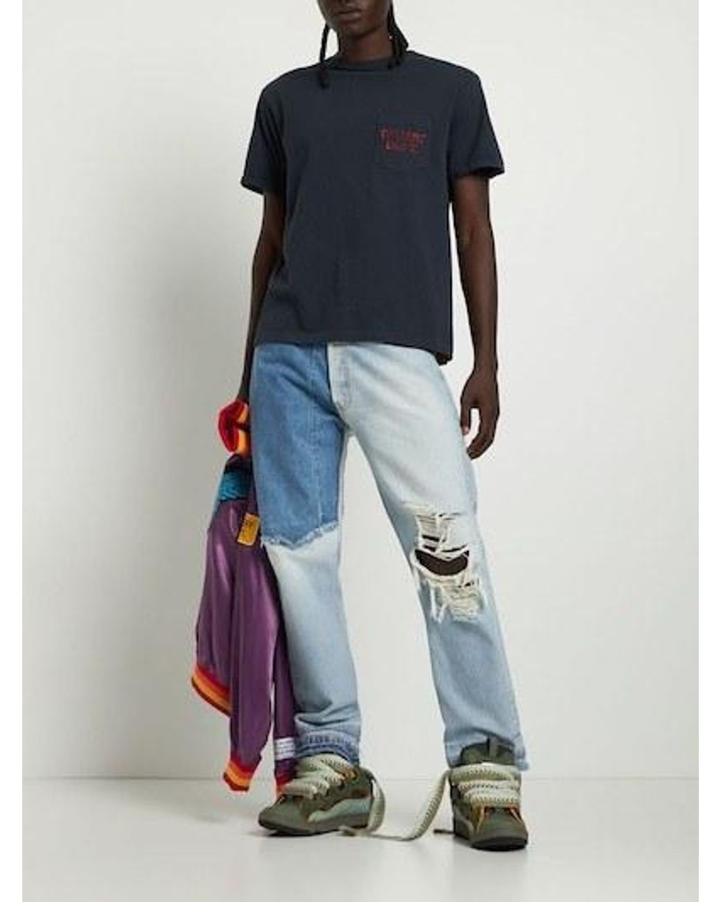 GALLERY DEPT. Blue Ken Vintage Effect Jeans for men