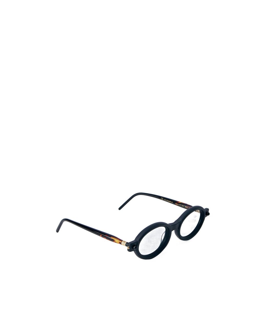 Kuboraum White Oval Frame Sunglasses for men