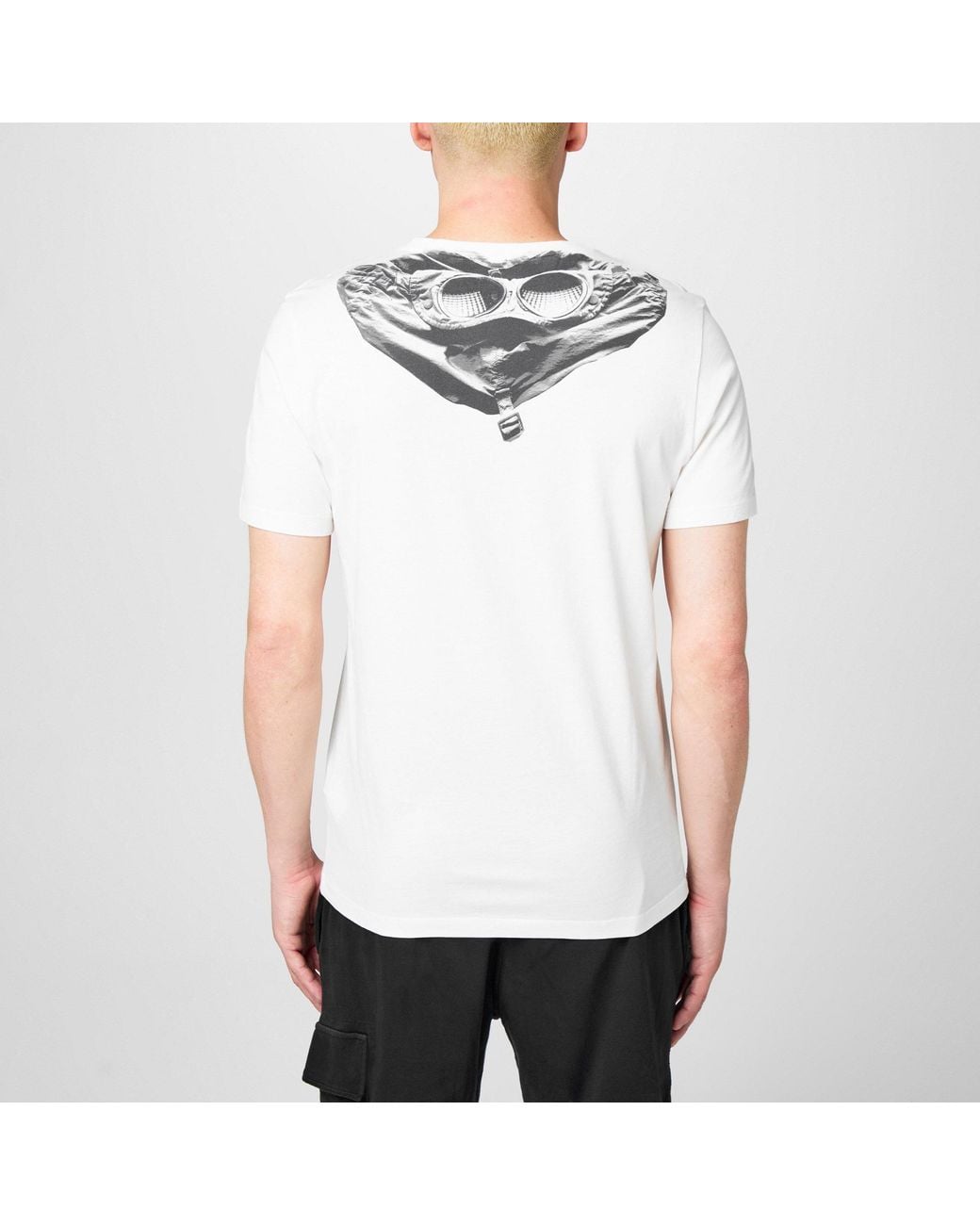 C P Company White Shortsleeve Tshirt for men