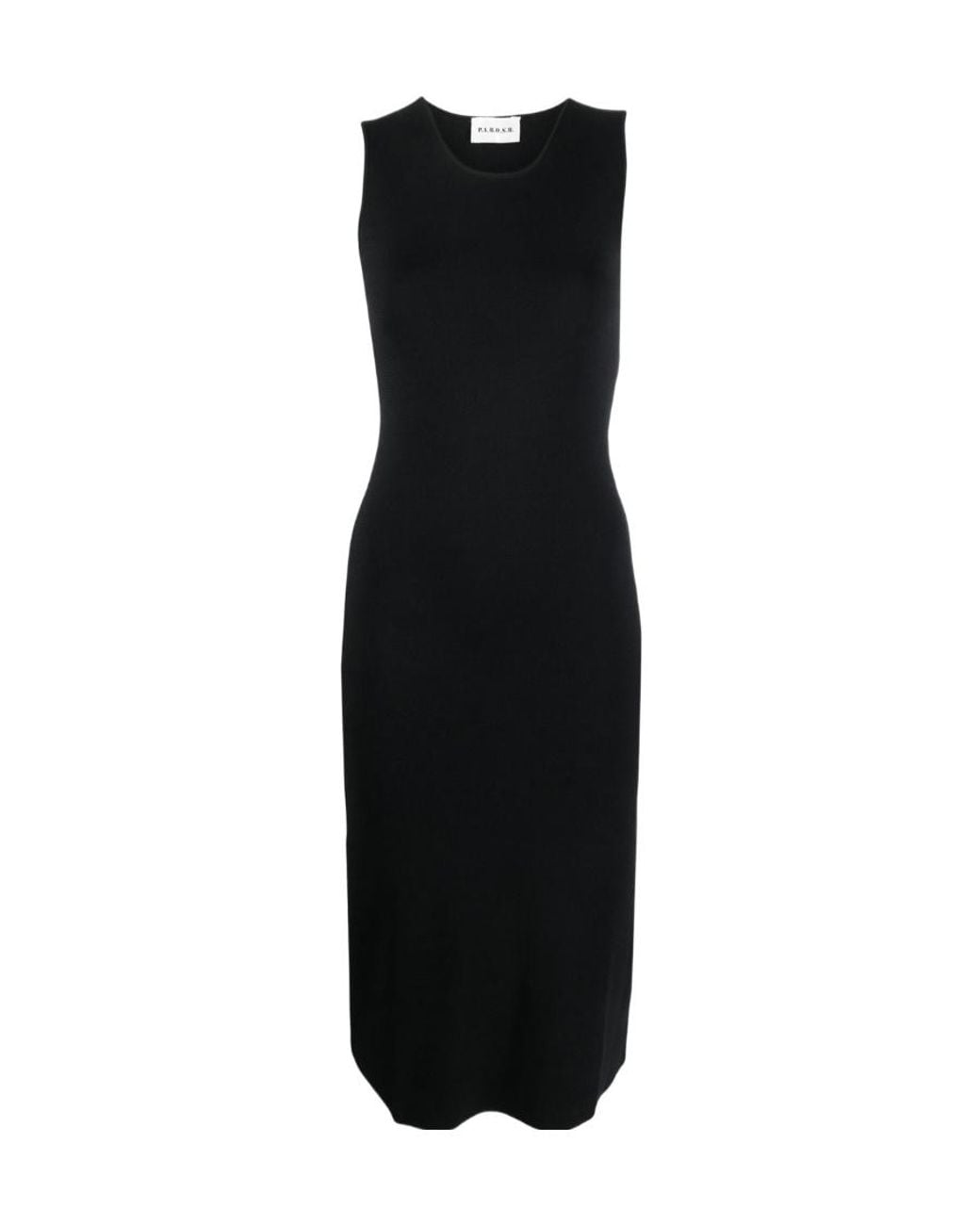 P.A.R.O.S.H. Black Long Dresses