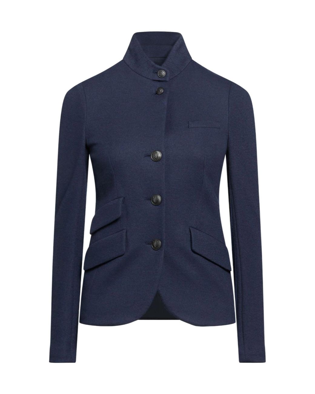 Rag & Bone Blue Medium-Weight Wool Coat