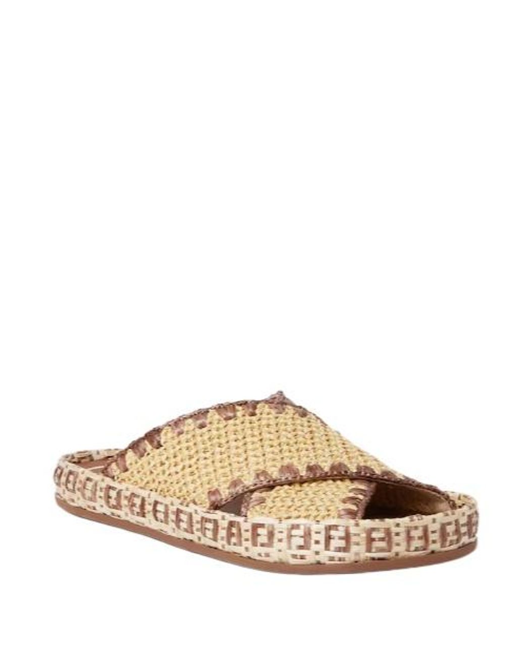 Fendi Multicolor Cross-Strap Sandals for men
