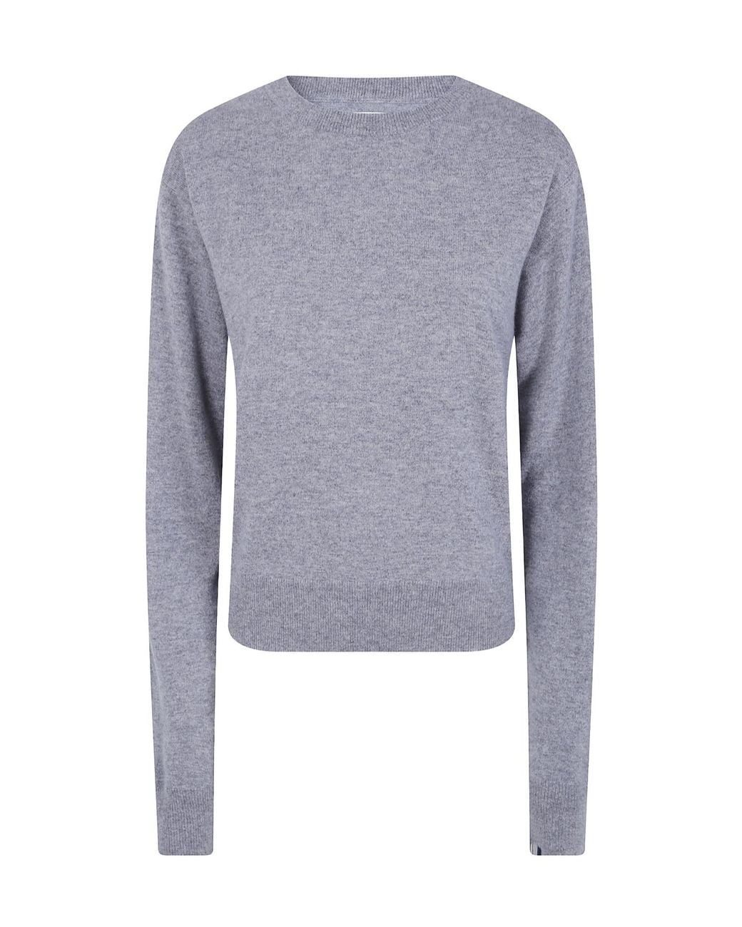 Extreme Cashmere Blue Long Sleeved Crewneck Knitted Jumper