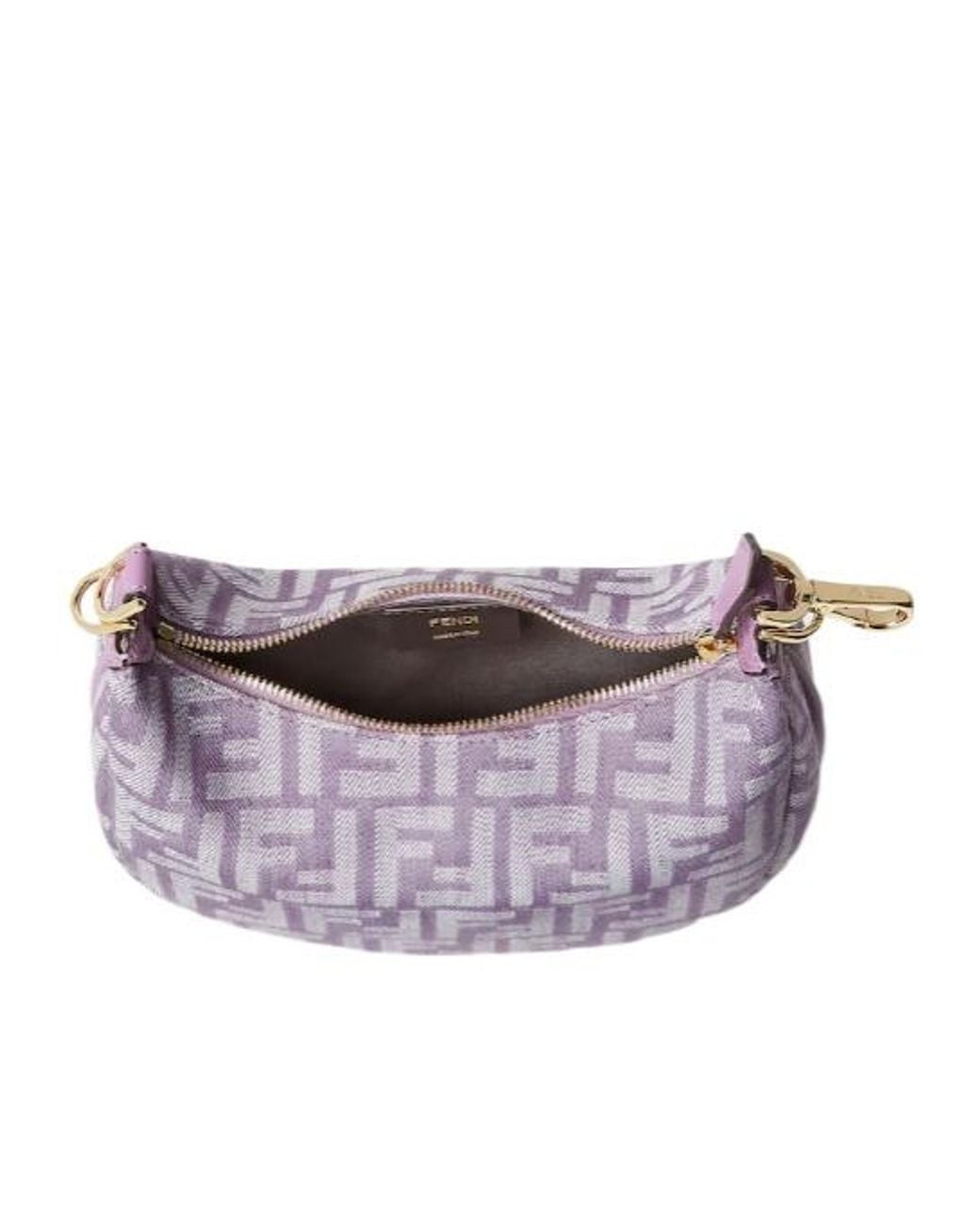 Fendi Purple Mini Graphy Shoulder Bag
