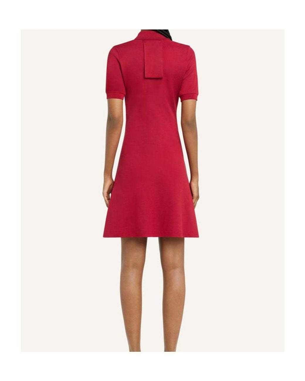 Courreges Red Courrèges Mini Piqué Polo Dress