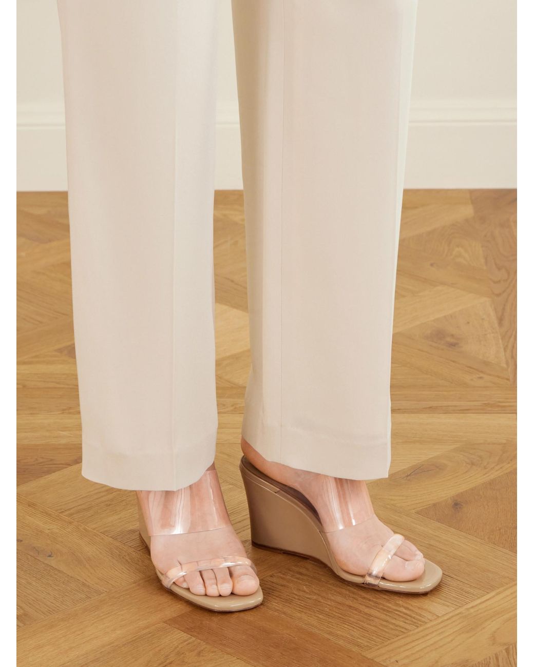 Maryam Nassir Zadeh Natural Wedge Sandals