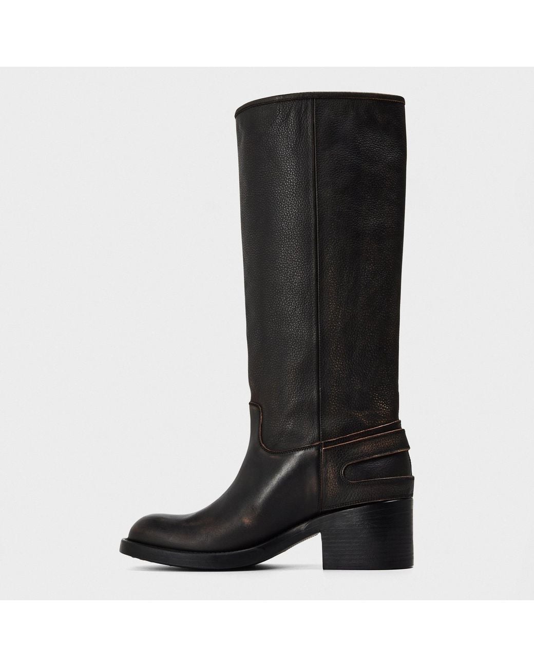Chloé Black Solid Color Over The Knee Boots