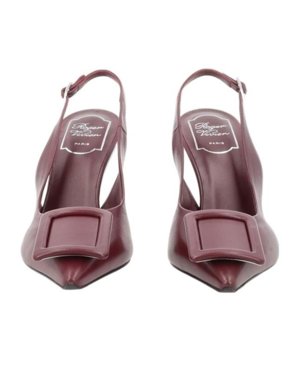 Roger Vivier Purple Pointed-Toe High-Heeled Sandals