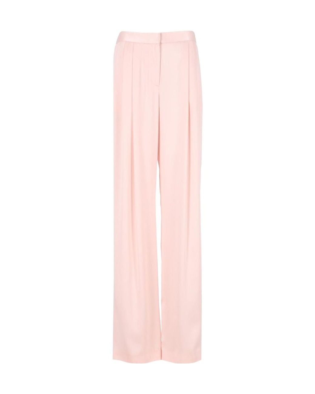 Tom Ford Pink Double Pleat Satin Pants