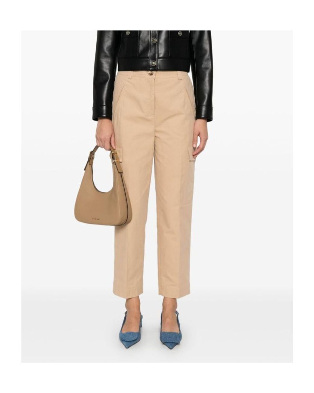 Twinset Natural Cargo Pants