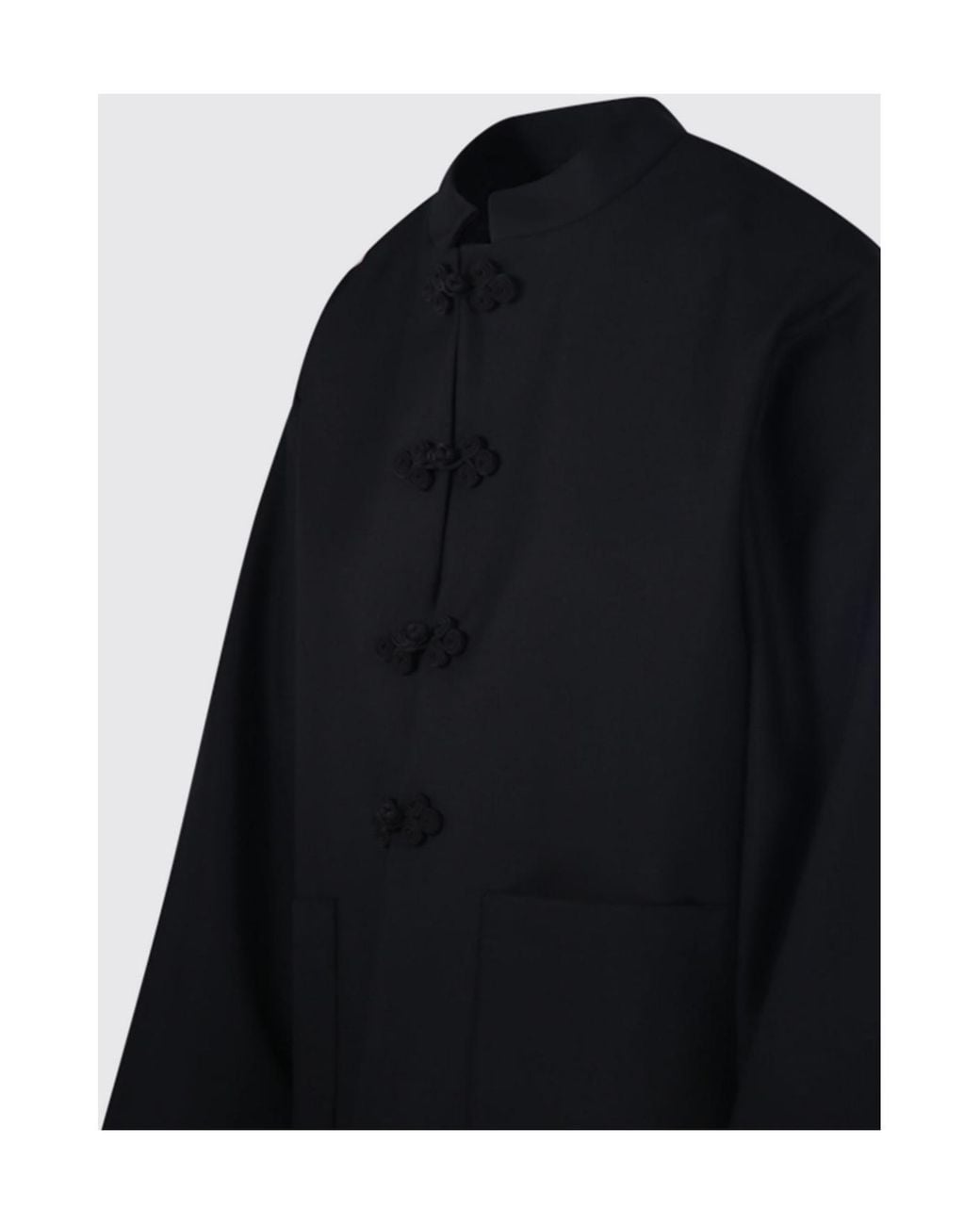 Rohe Black Pankou Closure Boxy Jacket