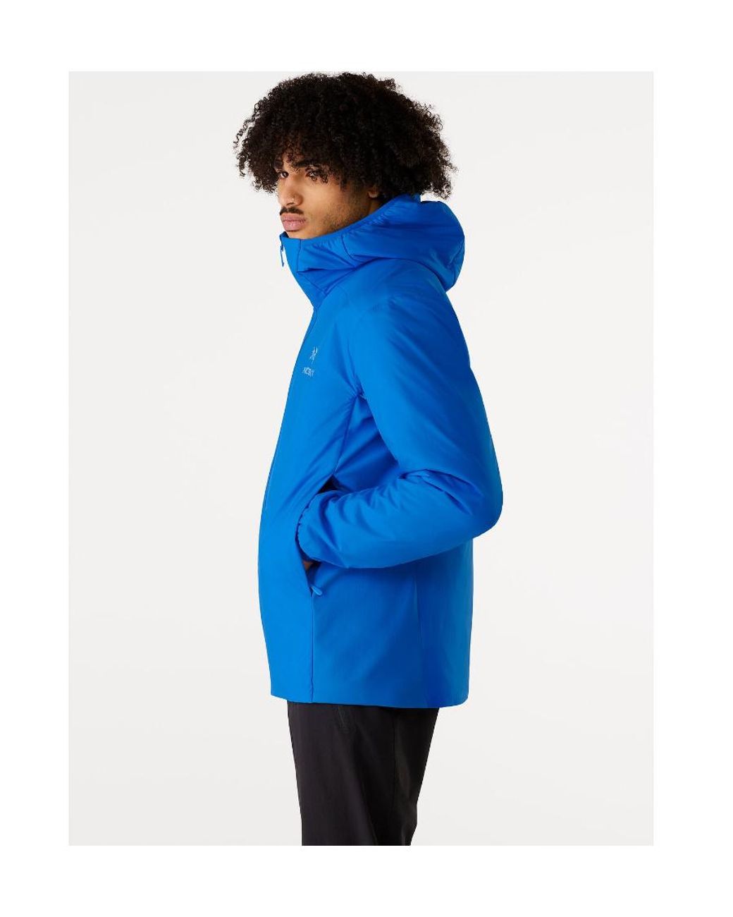 Arc'teryx Blue Logo Hooded Jacket for men