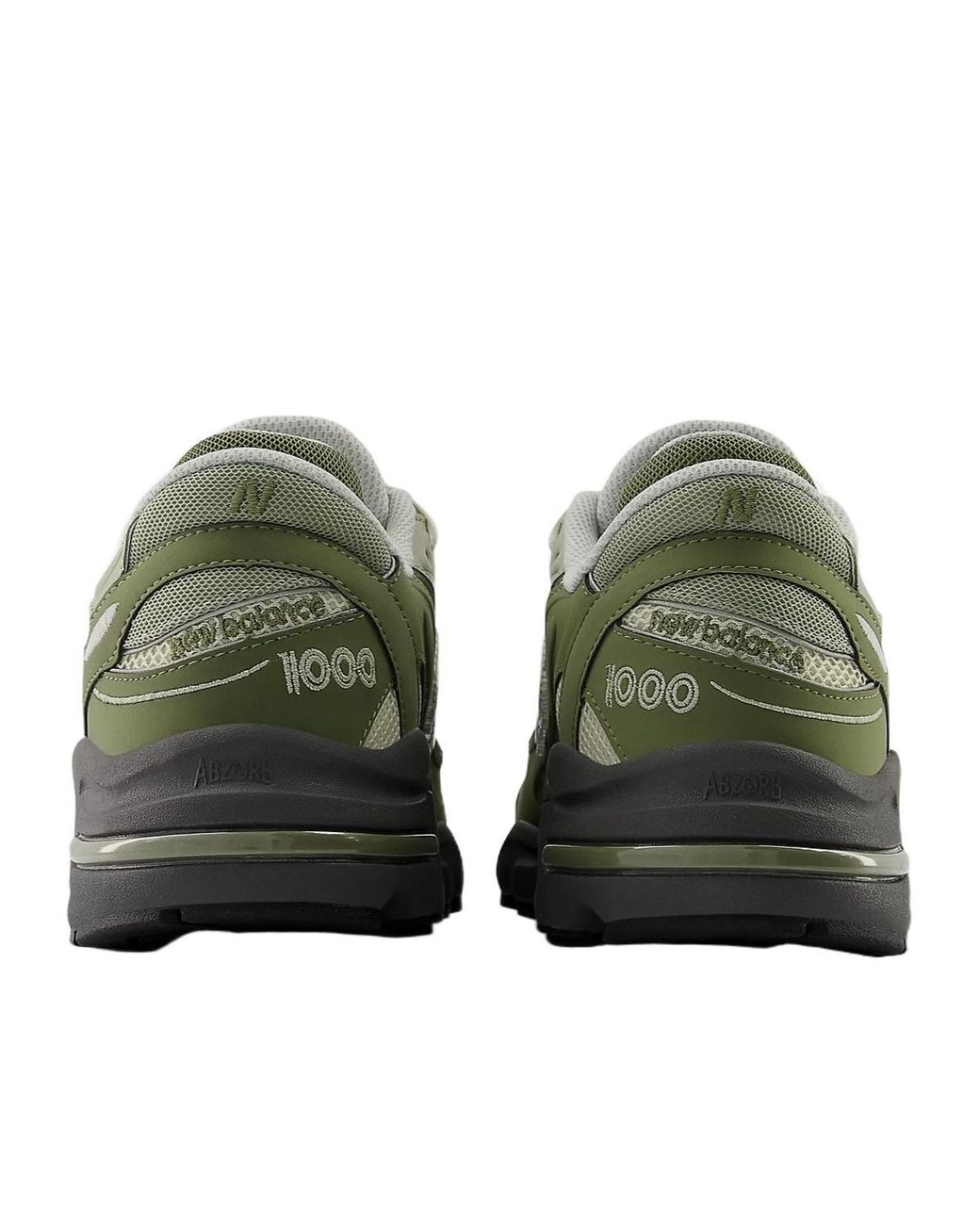 New Balance Green 1000 Lace-Up Sneakers for men