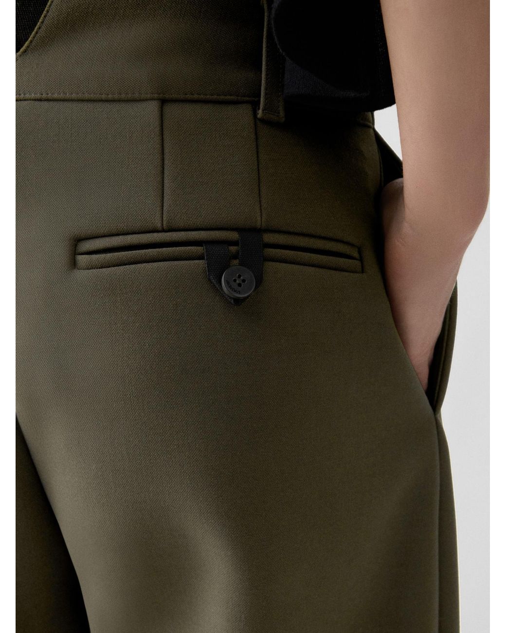 Jacquemus Green The Ovalo Trousers
