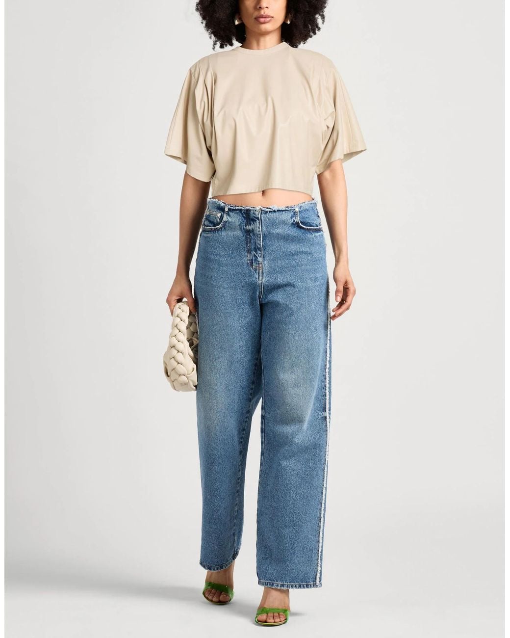 Isabel Marant Natural Crop Top
