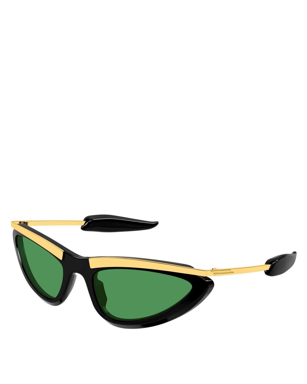Bottega Veneta Green Cat's Eye Sunglasses