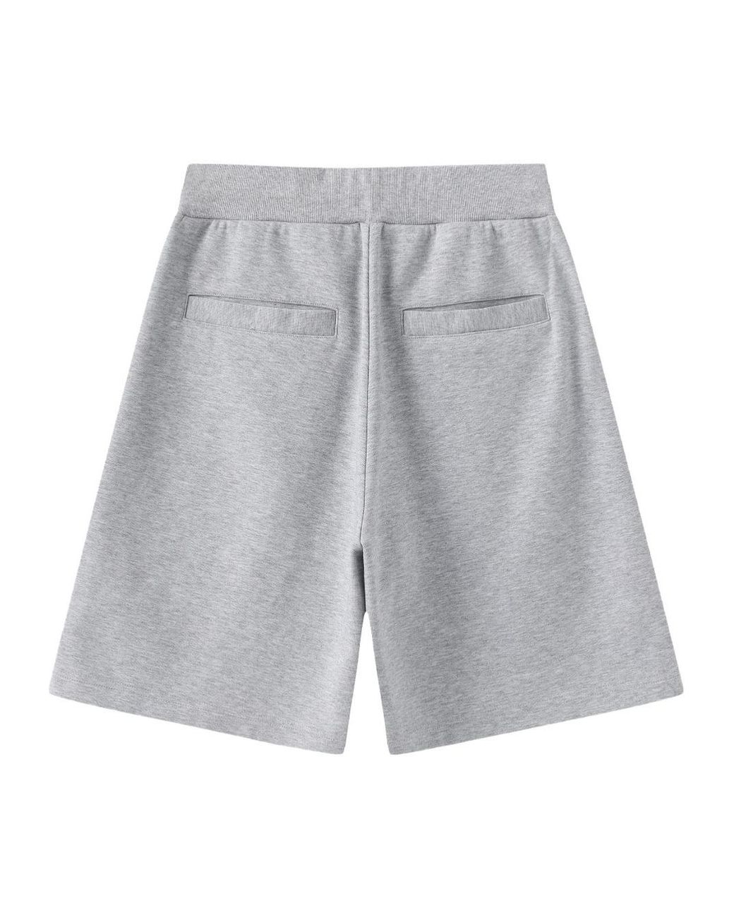Marissa Chiara Gray Webbing Drawstring Shorts for men