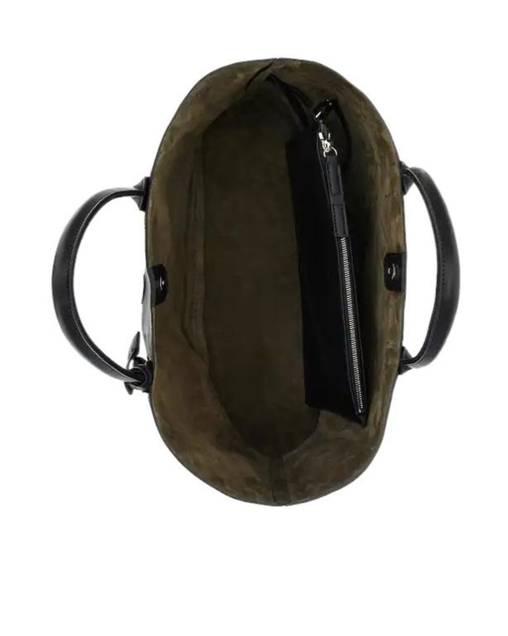 Hogan Black Address Medium Shopping Bag