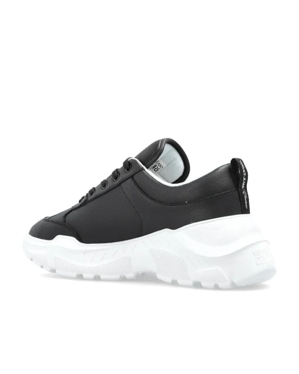 Versace Jeans Black Couture Logo Low-Top Sneakers