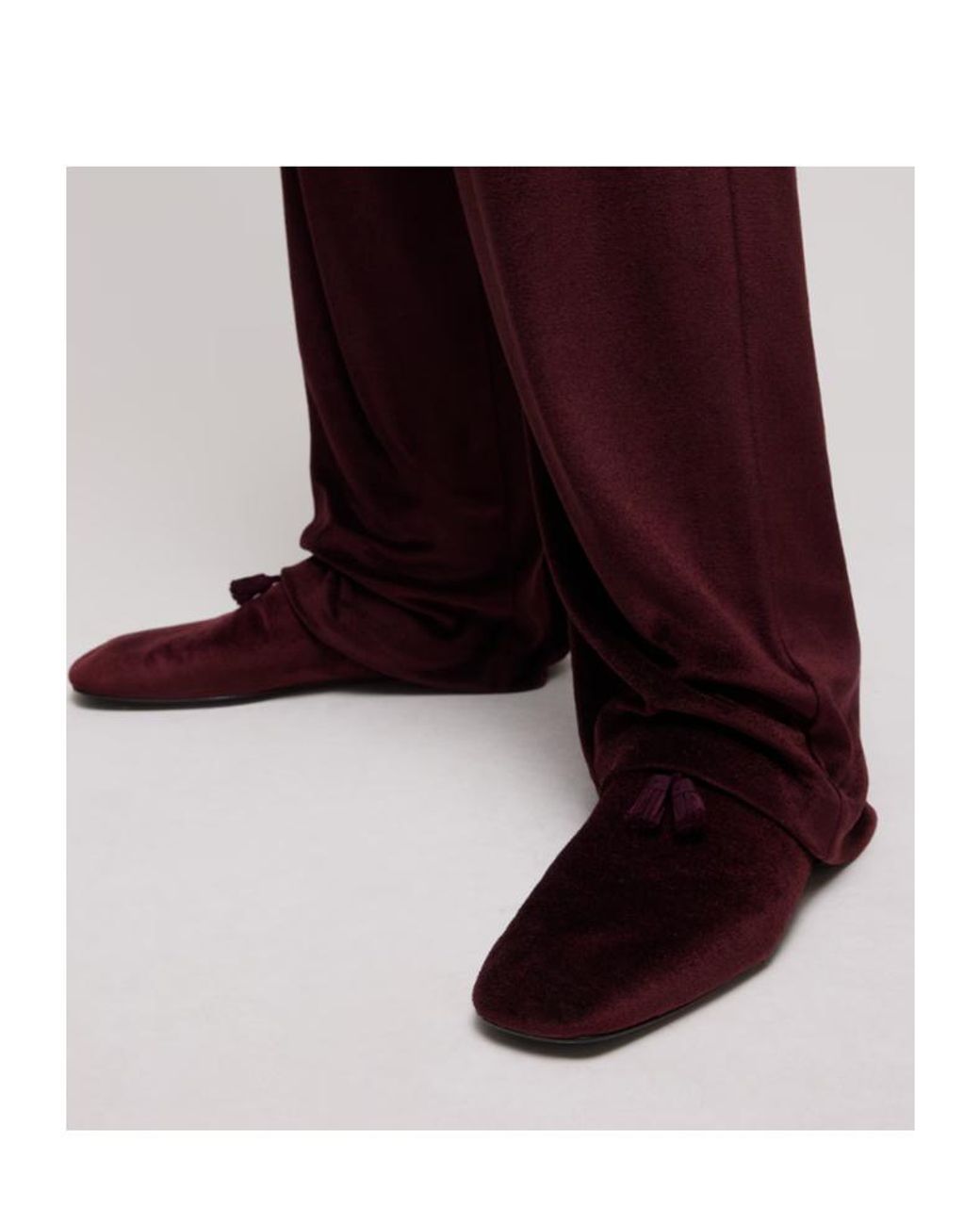 Gucci Red Slipper With Tassel for men