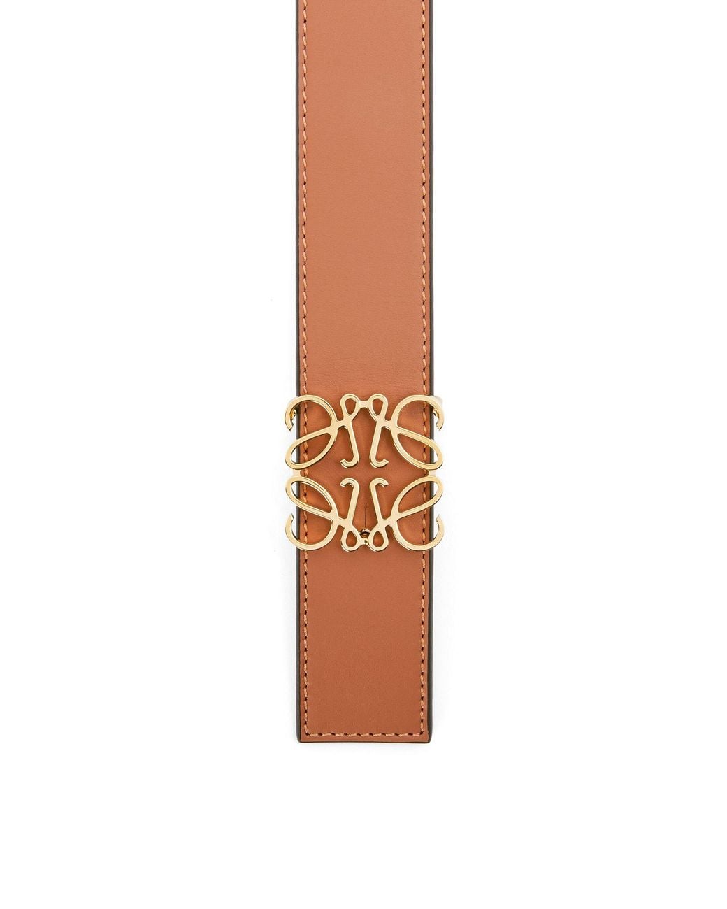 Loewe White Logo Plaque Reversible Belt for men