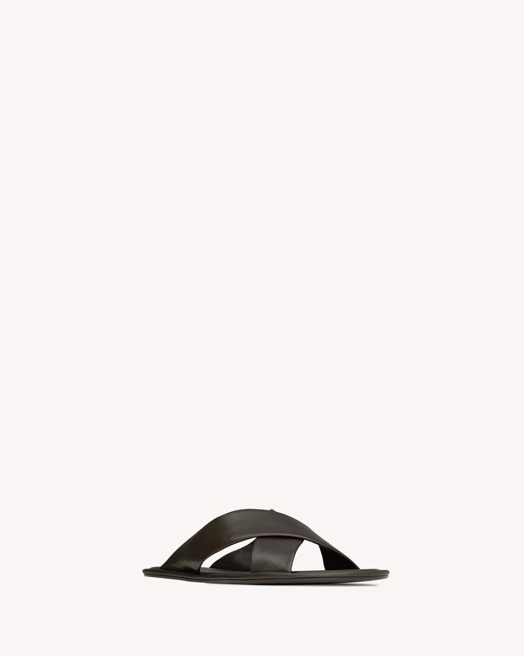 Saint Laurent Brown Carlyle Slip-On Slides for men