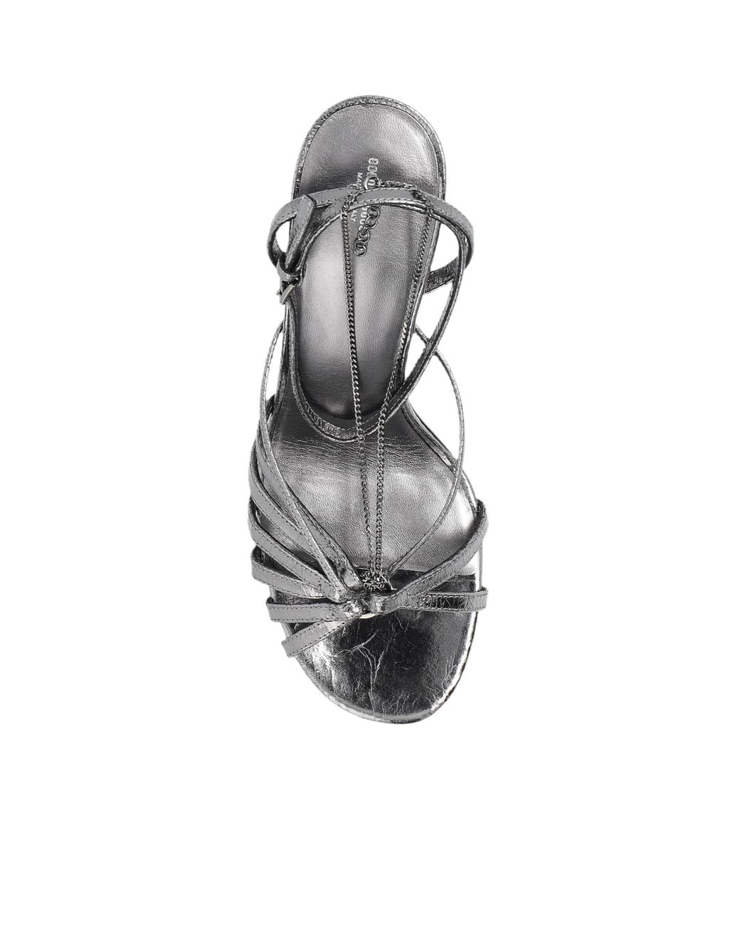 Golden Goose Deluxe Brand White Nico Chained Sandals