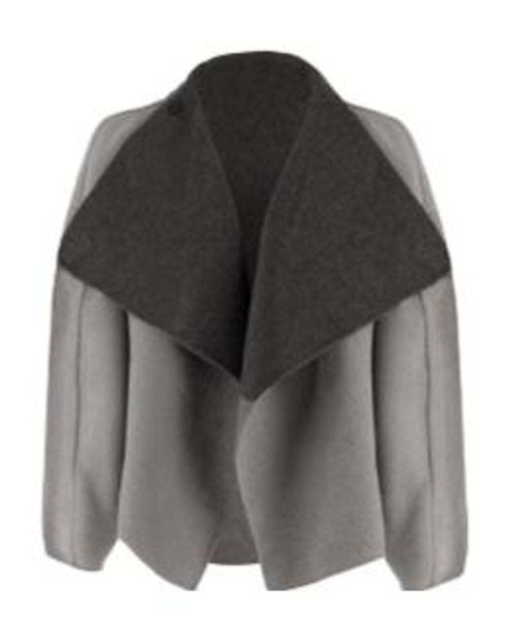 Frankie Shop Gray Long-Sleeve Casual Jacket