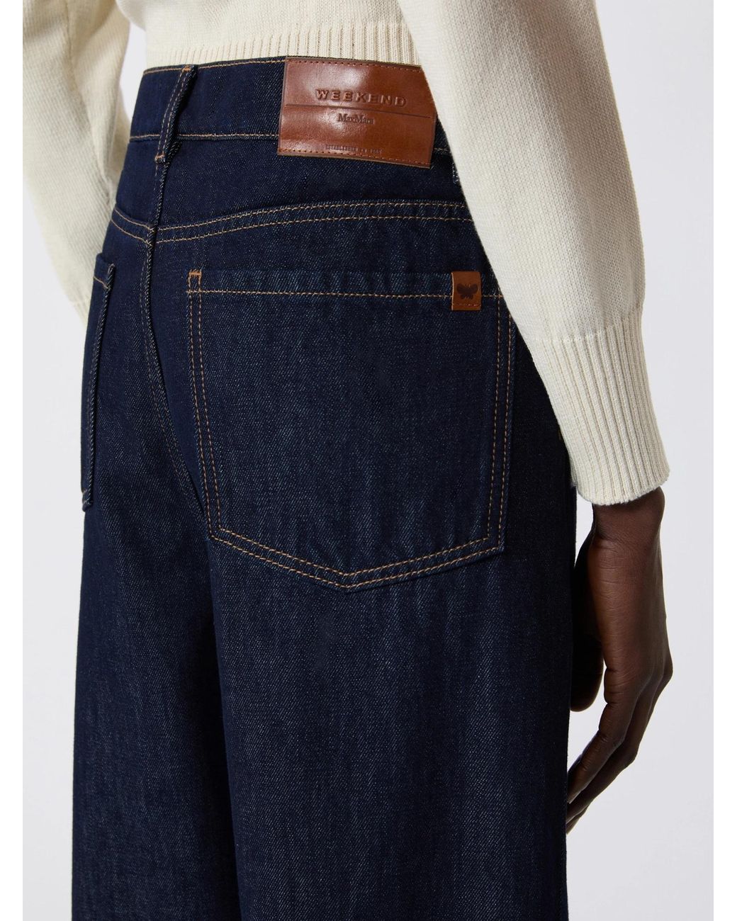 Weekend by Maxmara Blue Barrel-Leg Jeans